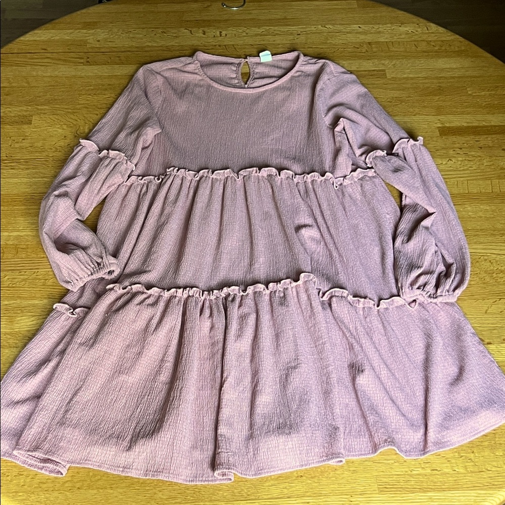 SHEIN Blush Textured dress